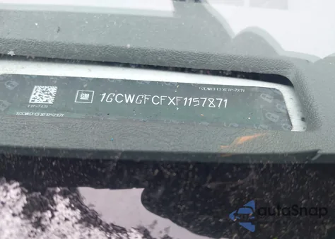 2015 Chevrolet Express 2500 Work Van z USA, uszkodzony, nr VIN 1GCWGFCFXF1157871